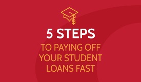 5 Steps to Paying off Your Student Loans