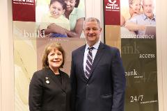 Kurt Kuta President and CEO and Honorable Evelyn Wilson President Kansas Bar Foundation